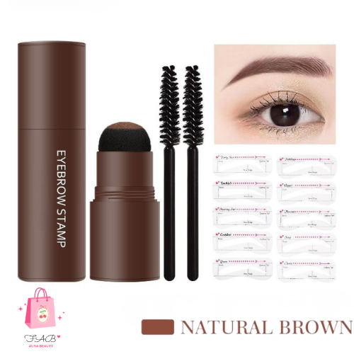 YOUNG VISION Kit de Polvos para Cejas Multifunción -  Marrón Natural