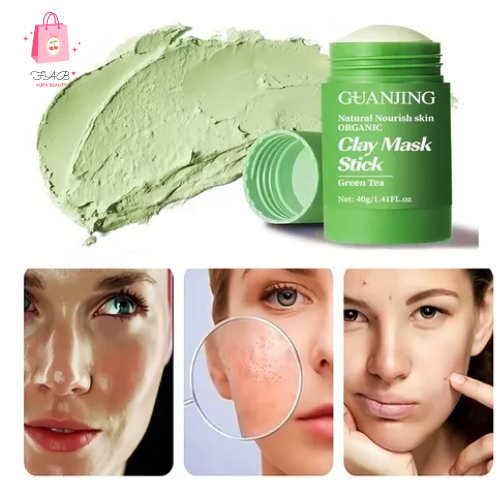 Mascarilla de arcilla en barra de té verde GUANJING 40 g